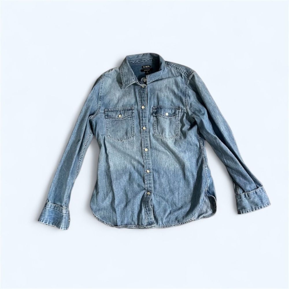 J. Crew Light Blue Denim Shirt